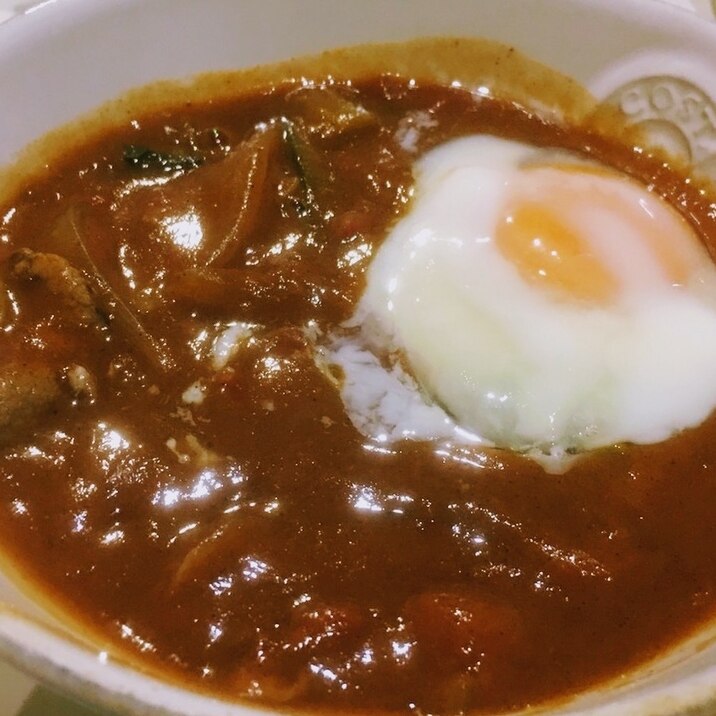 トマト缶で作るさっぱりカレー♡